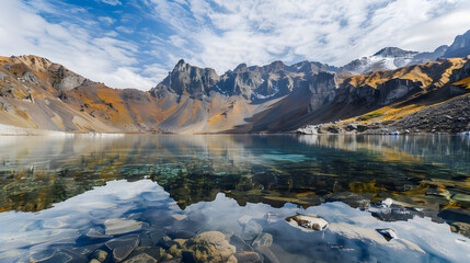 The Changbaishan Tianchi: A Majestic Volcanic Crater Lake on the China-North Korea Border in Jilin, China—Boasting Crystal-Clear Blue Water, Surrounded by Snow-Capped Peaks & Coniferous Forests, Ideal