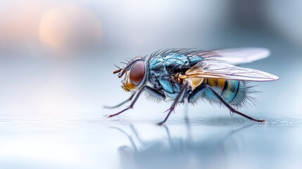 Closeup fly image