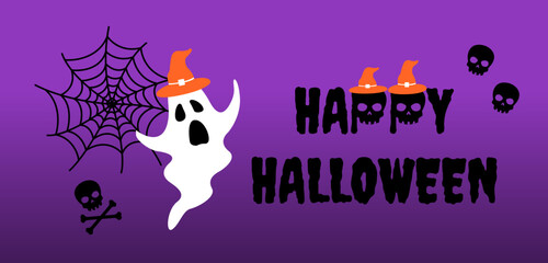 happy halloween day background.