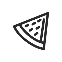 Fruit and vegetable line icons