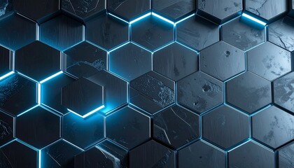 abstract hexagonal background