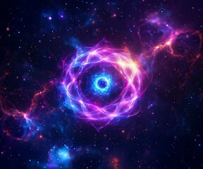 Obraz premium Cosmic Vortex Nebula