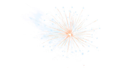 Fototapeta premium Celestial Burst: Fireworks explode in the night sky, creating a mesmerizing spectacle of light, color, and wonder. A vivid illustration to celebrate festivities and special events. firework for diwali