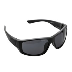 Black sport sunglasses isolated on transparent background