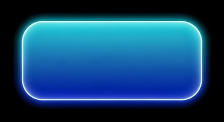 Blue gradient glows with neon edges; perfect for a UI element, video overlay, or social media asset.