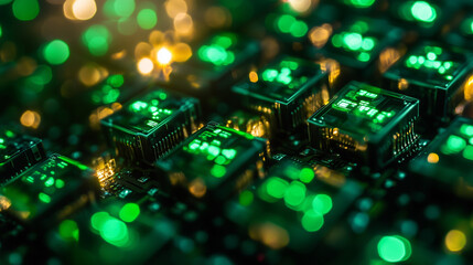 Obraz premium Macro Shot Of A Blocks Internal Structure Showing A Perfect M D4Fa2940 5Dab 48A4 96Fa E63Efecf3D30 0 - Professional Stock Asset