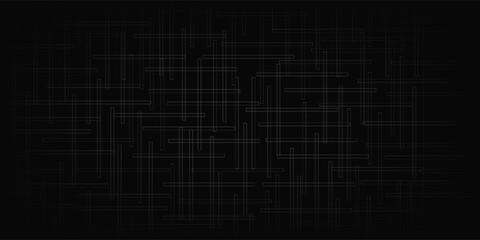 Dark grey abstract wide horizontal banner with hexagon carbon fiber grid and orange luminous lines.