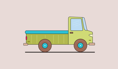 Mini truck vector illustration