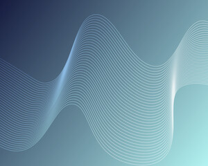 Abstract digital wavy line texture or pattern background with modern gradient flow