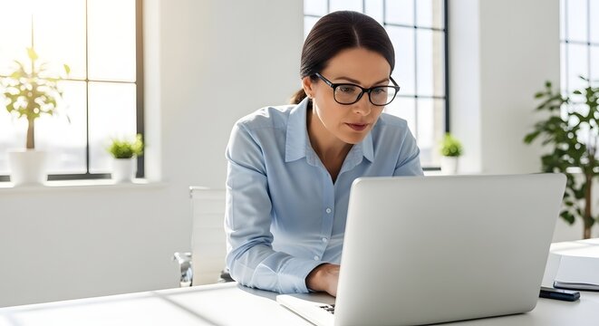 Determined Middle-Aged Woman Working Out at Gym, Focused and Motivated