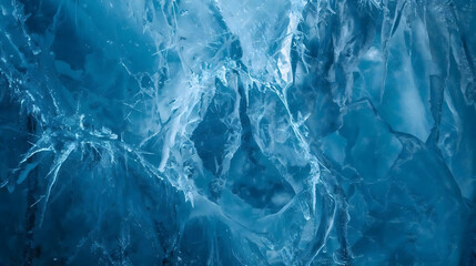 Explore icy depths with this stunning blue glacier texture, perfect for winter backgrounds, nature designs, or cool abstract concepts and dramatic visual effects