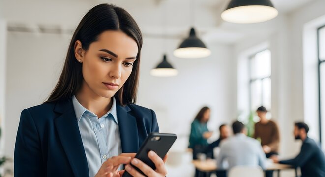 Determined Young Person Working on Laptop in Modern Co-working Space