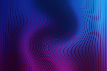 Obraz premium Illustration of a mesmerizing abstract art piece featuring swirling lines in a captivating blend of blue and purple hues, creating a visually stunning and dynamic background