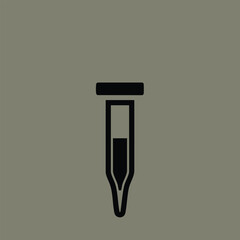 Minimalist Dropper on Neutral Representing Precision and Laboratory Equipment