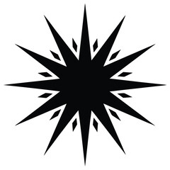 Obraz premium spark icon icon on white background