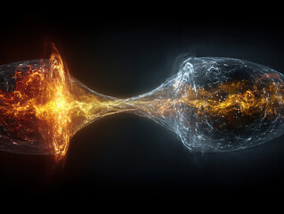 Information paradox of a black hole presented through a visualization of quantum entanglement