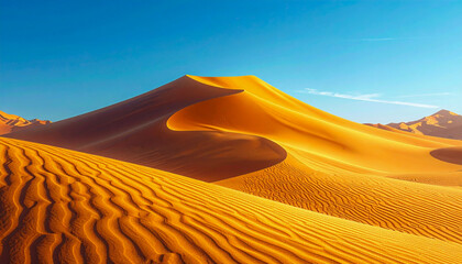 Conceptual Art: A Natural Sand Formation Evolving into a Dynamic, Geometric Sound Wave