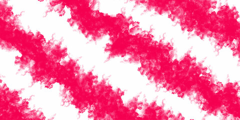 Obraz premium Beautiful red watercolor cloud design on a clean white background for creative projects. Colorful sky with Soft clouds. Fantasy magical sunny sky pastel background is fluffy white cloud. 