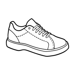 sport shoes vector illustration
