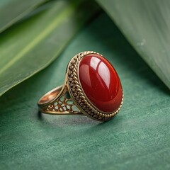 diamond ring on transparent background