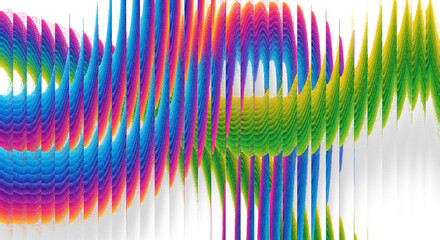 Abstract gradient wave patterns featuring vibrant rainbow colors and dynamic lines for modern digital art and design backgrounds