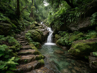 waterfall in the forest