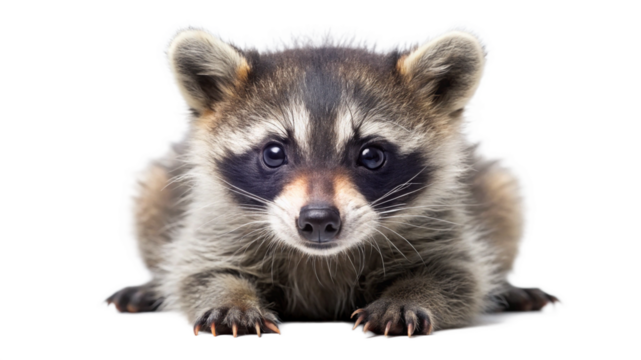 cute-baby-racoon--isolated-on-white-background