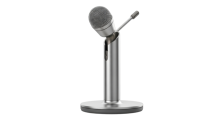 Isolated metal microphone device for podcasting, broadcasting, voice recording, audio production