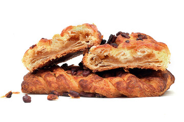 fresh baked dessert  with nuts