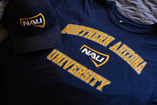 Northern Arizona University Hat and T-Shirt