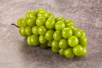 Sweet ripe juicy green grape