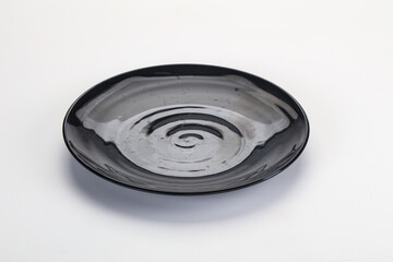 Empty clean color plate dishware