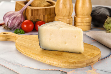 Sheep hard cheese Caprino Romano