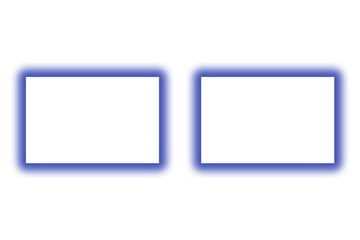 Modern 3D Blue Shadow Box Frame Collection