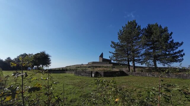 Second World War german cemetery in Italy. Passo della Futa, Florence province