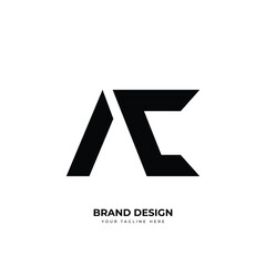 Letter Ac or Ca initial unique initial trendy logo