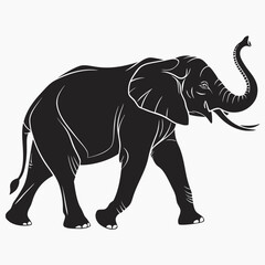Naklejka premium Elephant Vector Illustration