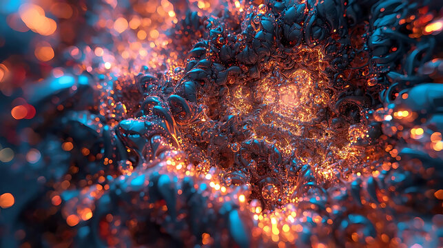 ng Blue Orange Pattern