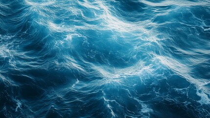 A soothing ocean blue wallpaper with soft, rolling waves 