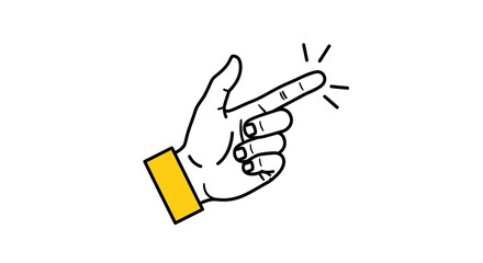 Vibrant illustration of a hand snapping fingers, symbolizing an 'aha' moment, instant idea, or a swift action, conveying speed, clarity, and rapid problem-solving