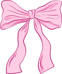 Elegant Ribbon Bow With Tilted Loops