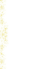Abstract Gold Glitter Texture PNG on Transparent Background