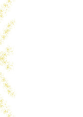 Abstract Gold Glitter Texture PNG on Transparent Background