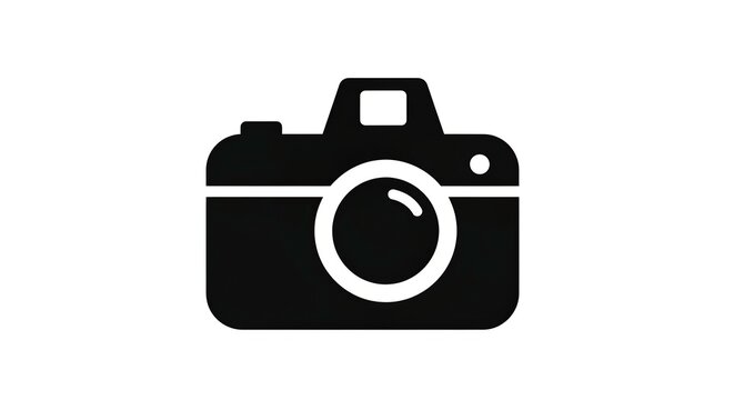 Camera icon isolated symbol photography concept