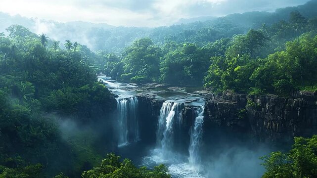 coorg riverside cliffs karnataka india video zoom in 