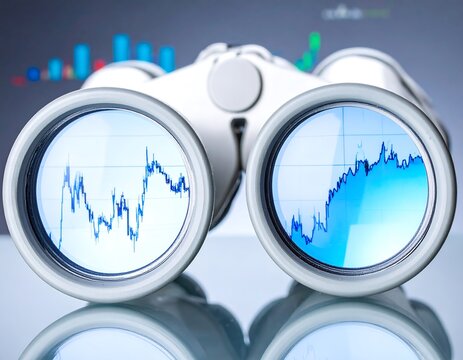 Binoculars focus on declining market graph