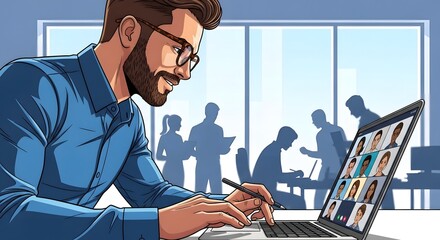 Young Woman Enjoying Coffee Break in Cozy Cafe, Smiling and Relaxing