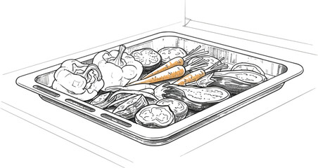 Vegetables, Peppers, Carrots