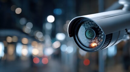 Security Camera Surveillance System with Night Vision in Urban Environment