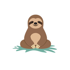 Illustration of a man with headphones listening to music.